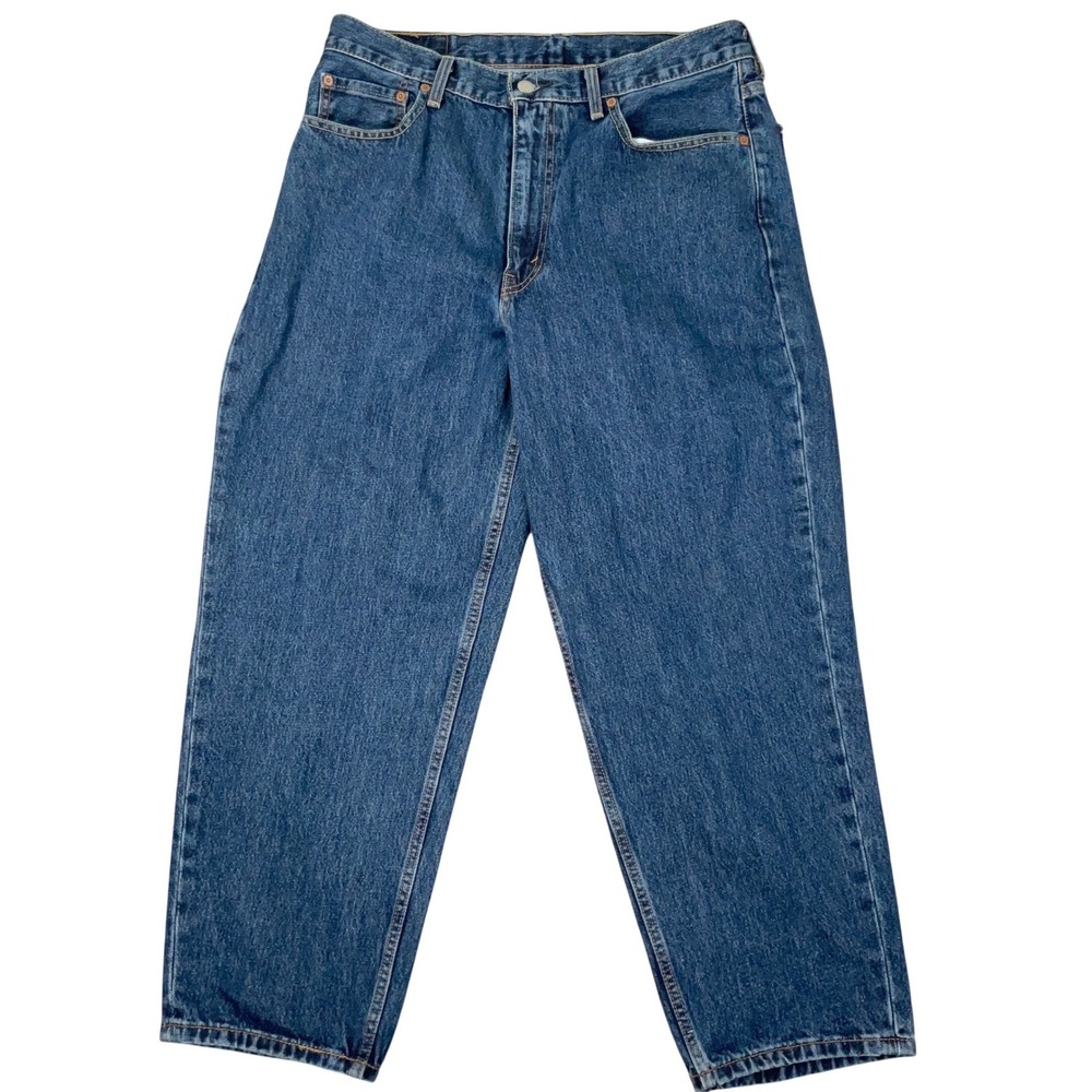 Levis 560 Jeans Mens 36 Blue Comfort Fit Relaxed Tapered Baggy Dad 90s Style